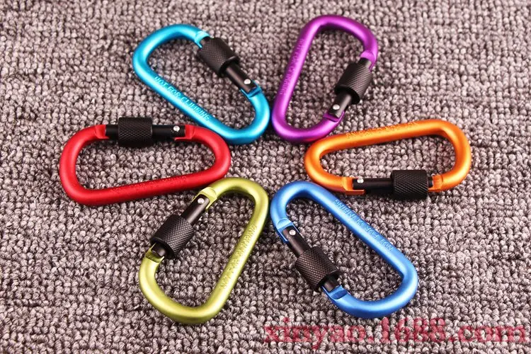 8 см алюминиевый подвесной рюкзак с пряжкой карабин для альпинизма