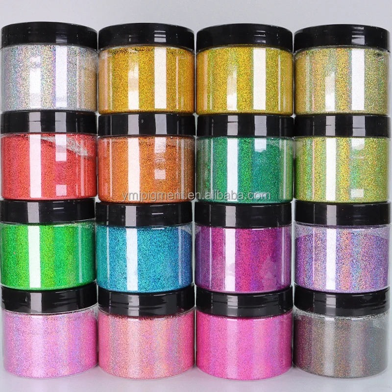Wholesale 1kg Package Holographic Glitter Cosmetic Grade Body Glitter Powder For Eyes Face Makeup