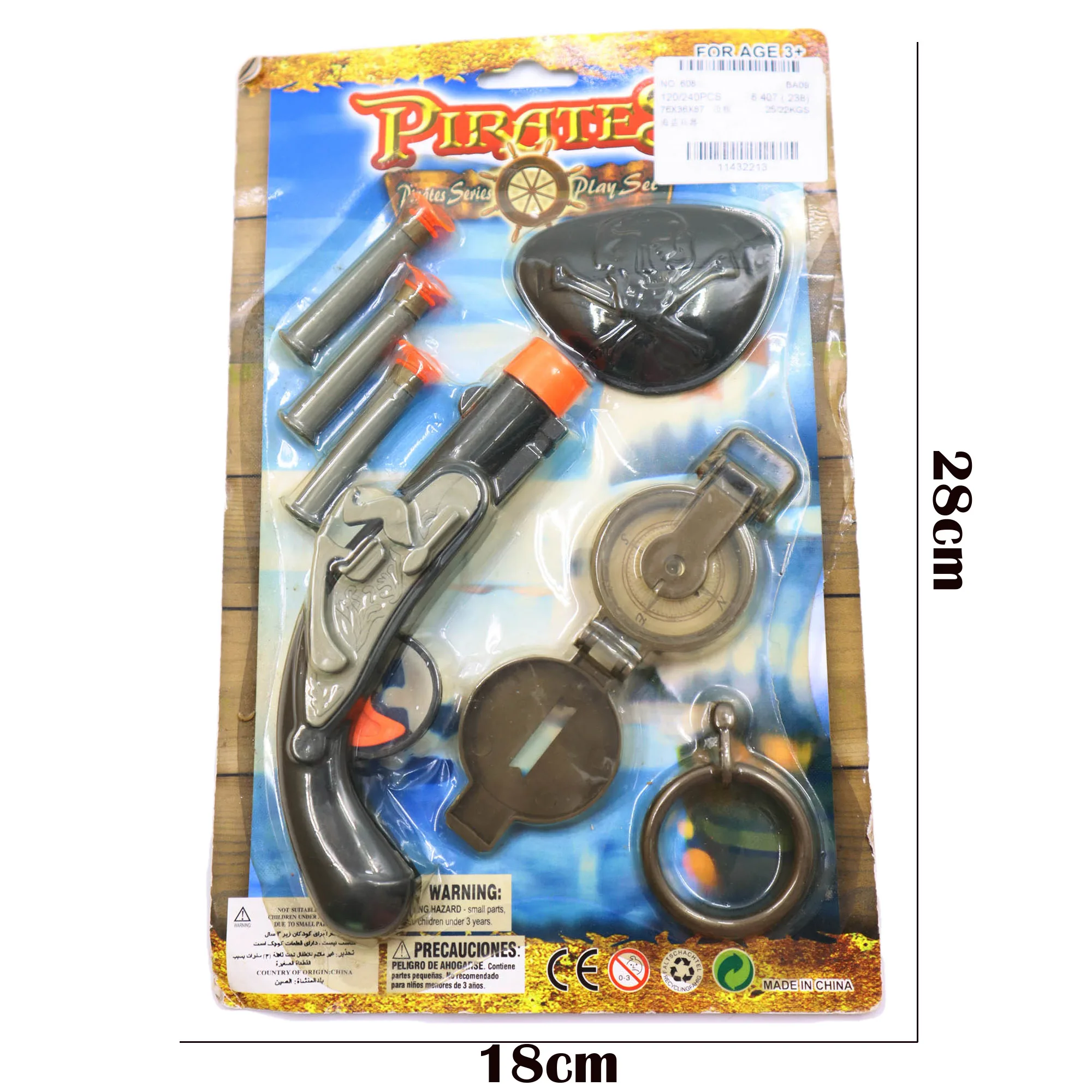 kids party supplies role play toys for children kid toy gun play  pirate Halloween kids role play costumes