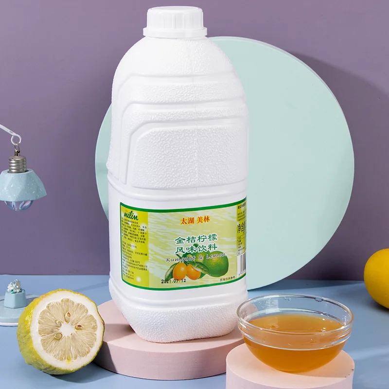 Пятиконцентрированный фруктовый сок, лимонный сок Kumquat и сироп для глюкозы, Китайский молочный чай, сырье, прямые продажи с завода