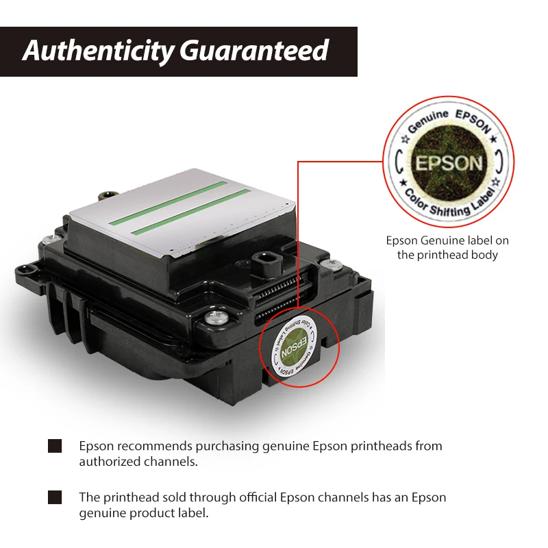 Epson I1600 F1080 A1 U1 печатающая головка 100% оригинал для струйного принтера DTF UV DTG типографских магазинов