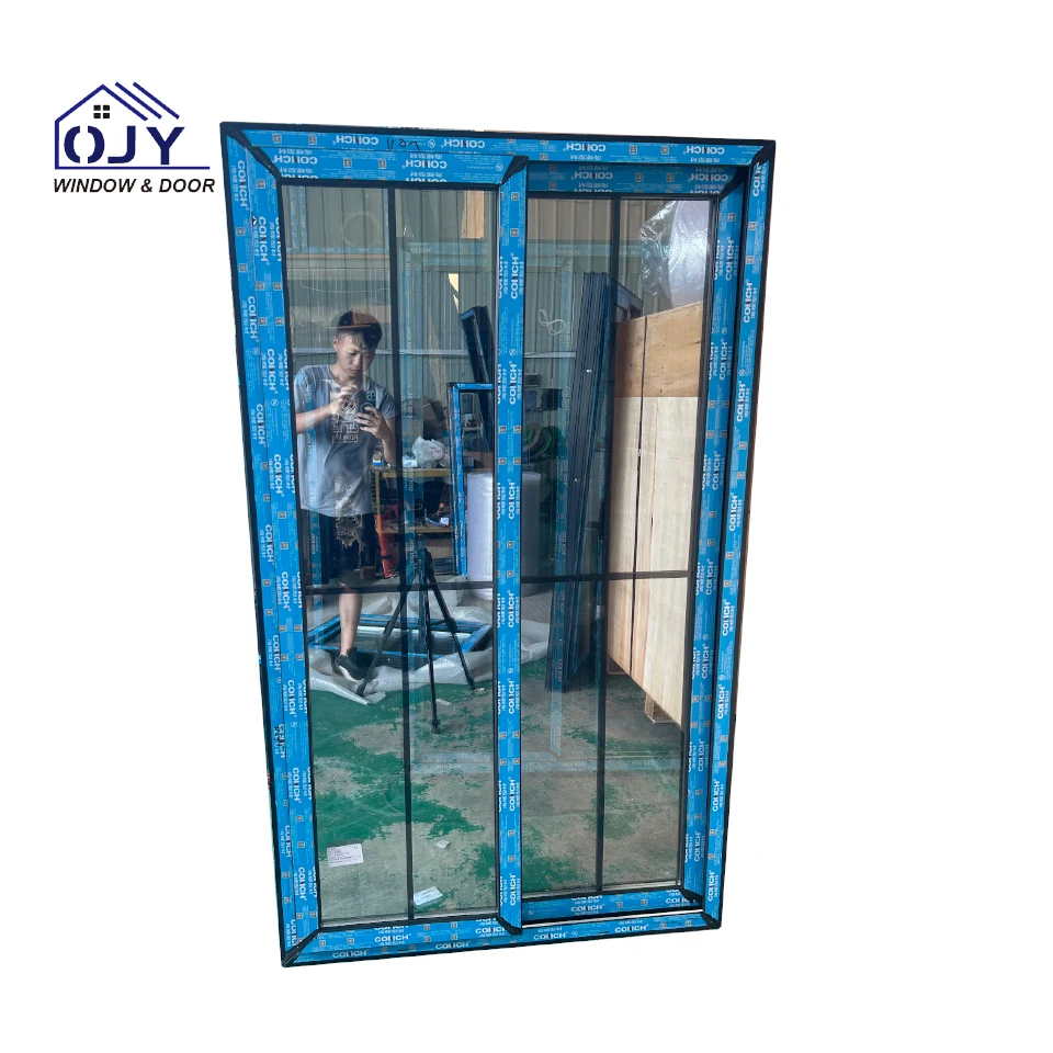 North American Latest Design Grill PVC Sliding Window UPVC Plastic Tempered Sliding Glass Windows