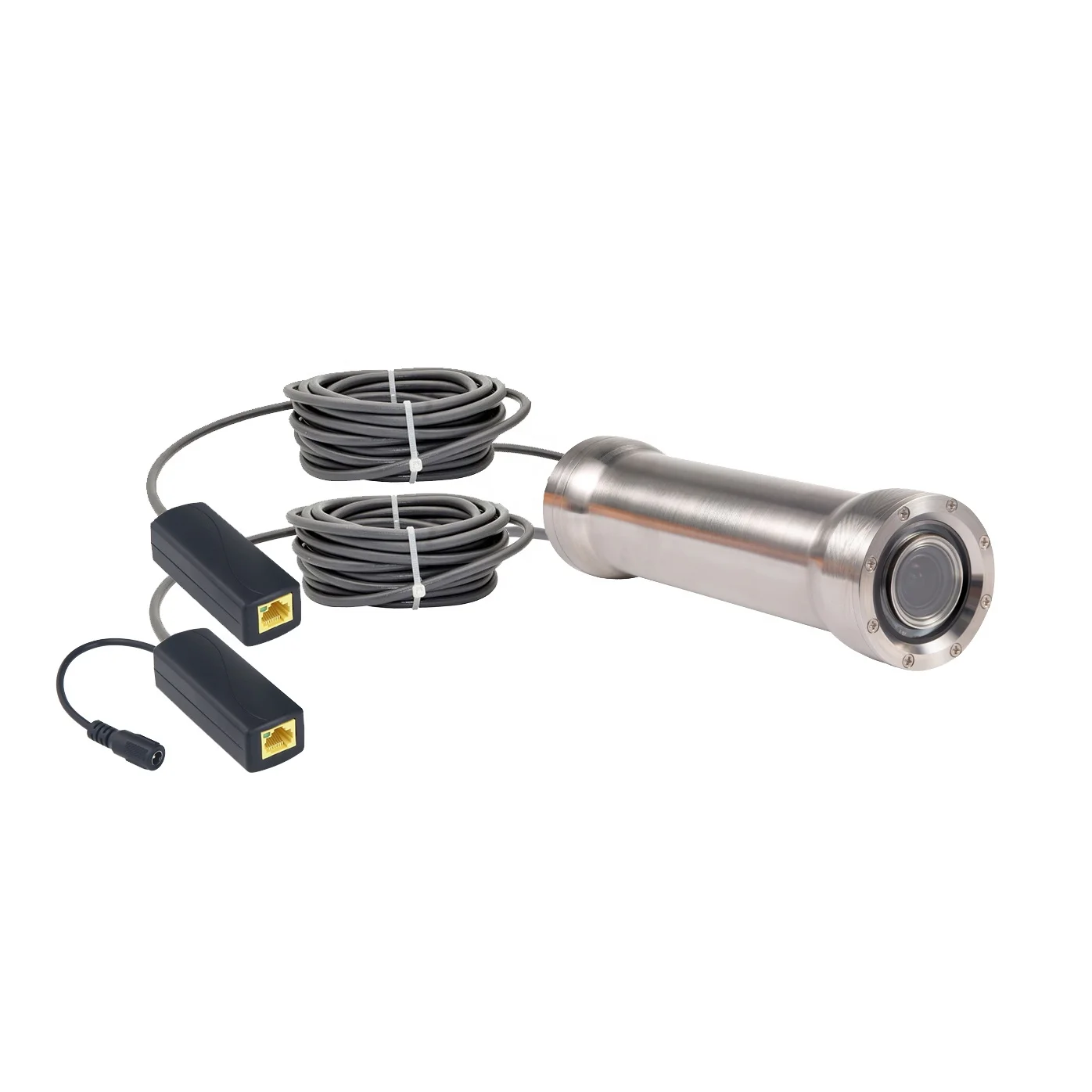 IP68 protective underwater industrial aquaculture camera with stainless steel corrosion resistant electric zoom lens