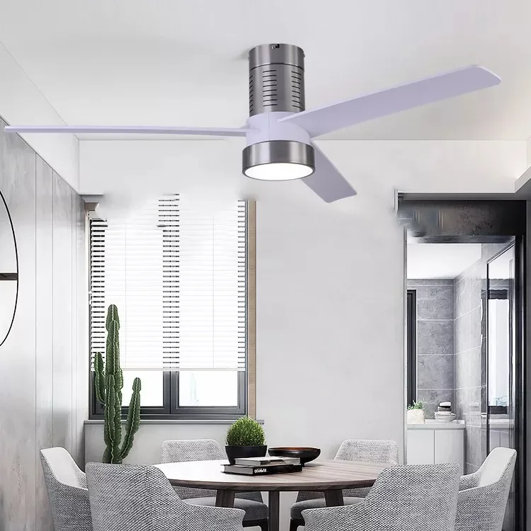52 inch 3 Blade High-end Ceiling Fan Modern Design Decorative Ceiling Fan With Light And Remote Control
