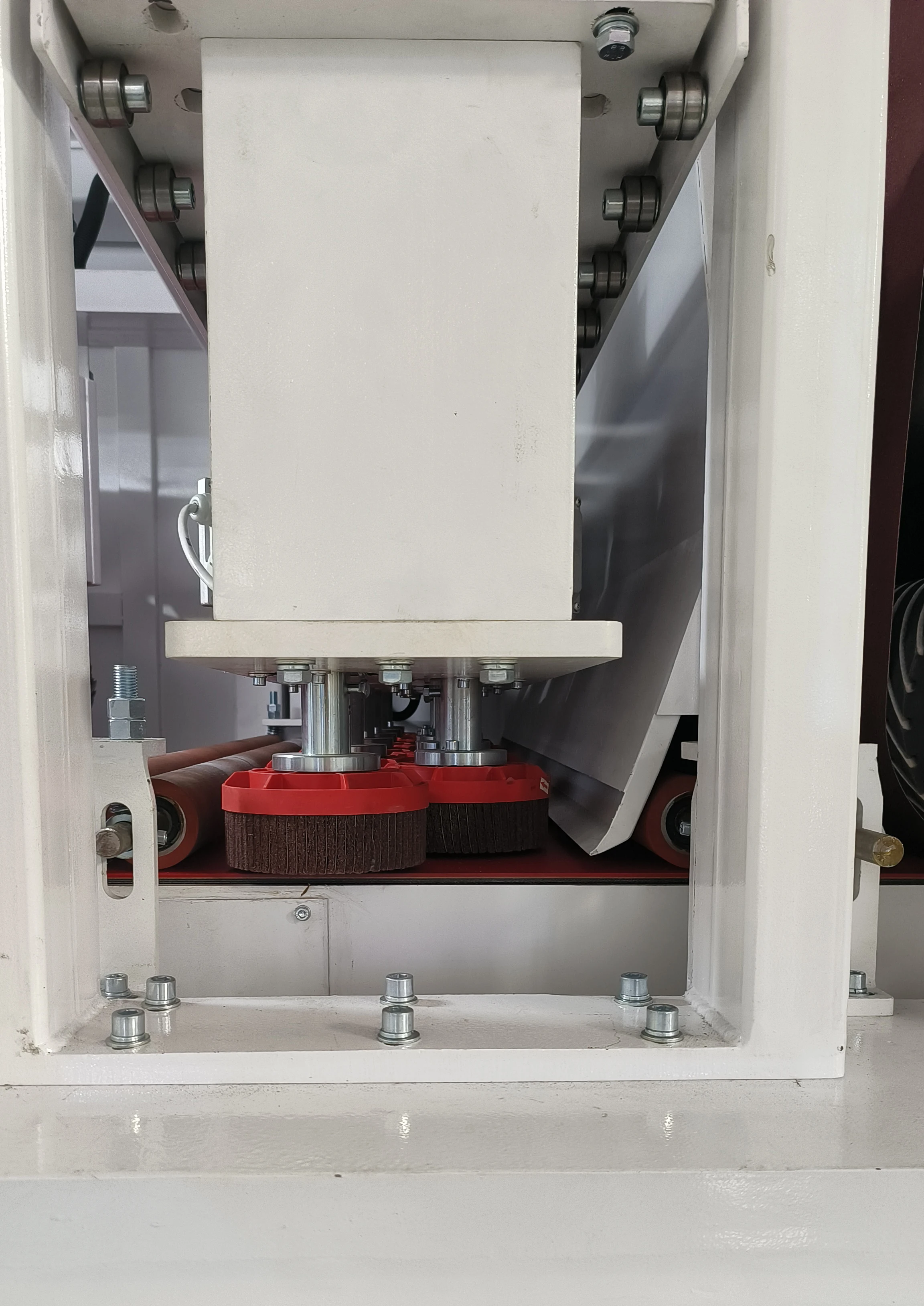 Industrial plasma flame cutting carbon steel plate slag removal disc brush with scouringpad