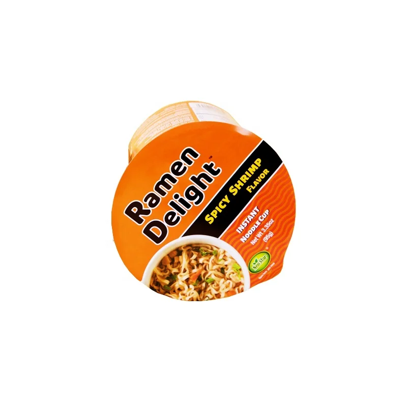 Halal oem manufacturer OEM ramen pack instant noodle cup soup