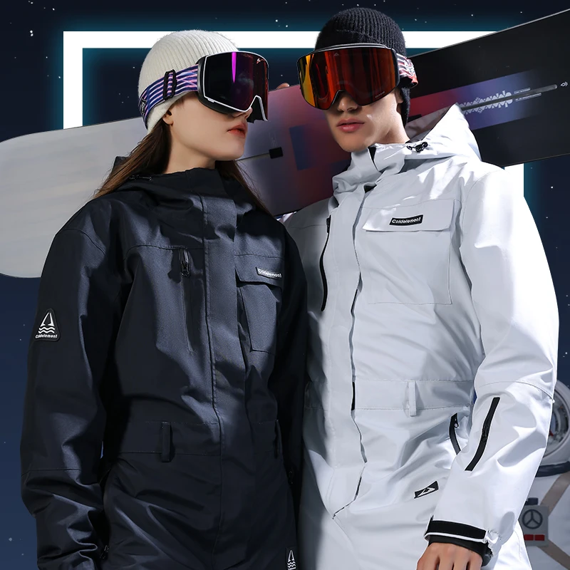 HXF04 худи для сноуборда костюм комбинезон цельный лыжный костюм мужской зимний ветрозащитный и водонепроницаемый мужской утолщенный теплый лыжный пиджак