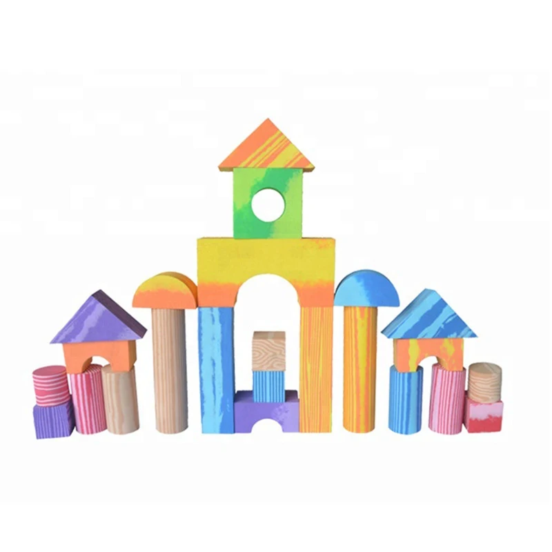 Non-Toxic EVA Foam Building Blocks Building Toy for Girls and Boys