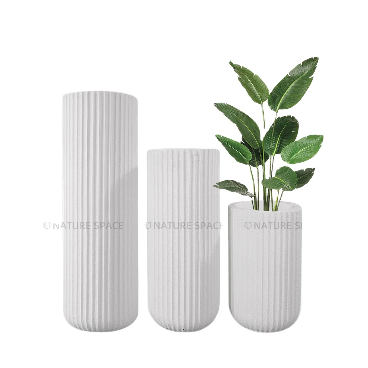 Напольный садовый декор ваза ведро оптоволоконные цветочные горшки наружная и внутренняя напольная Maceteros OEM в скандинавском стиле