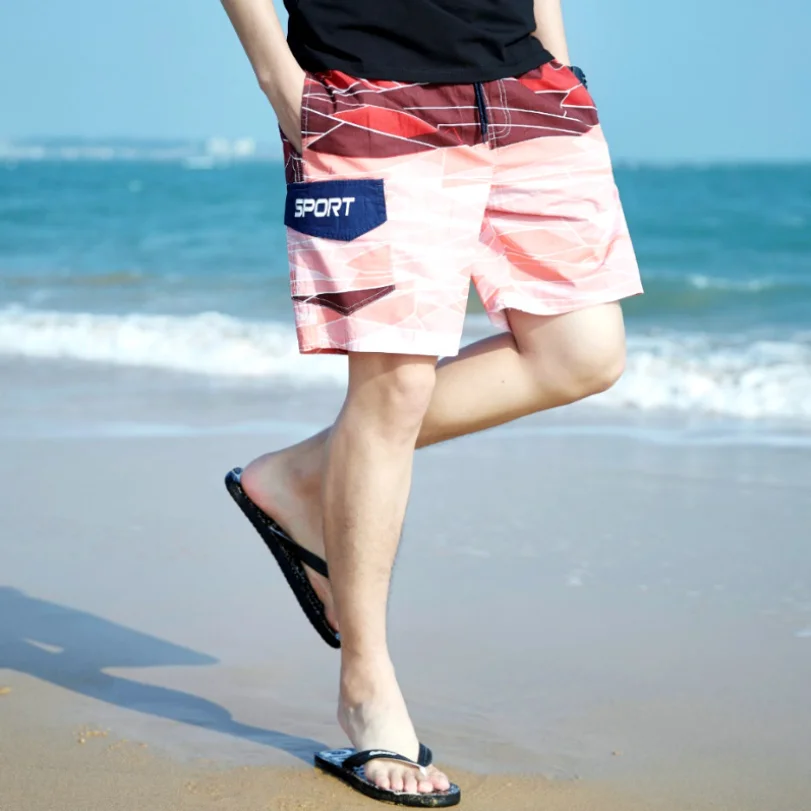 Swimming trunks for men summer cotton personalised beach pants board shorts mens