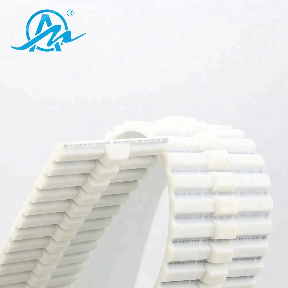 ATK10 punching hole pu open end timing belt/ industrial timing belt