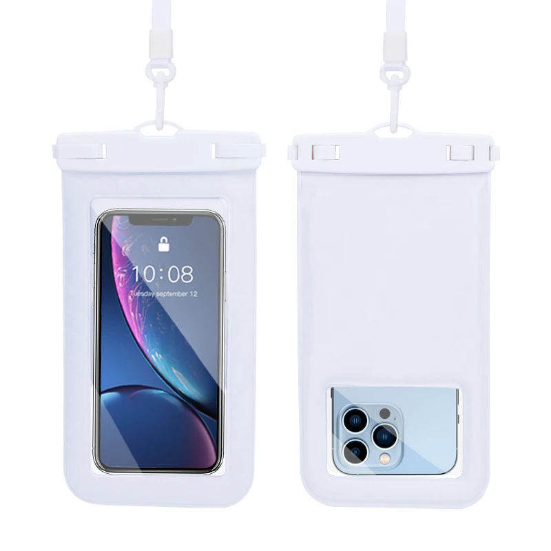 Universal Waterproof Phone Case IPX8 Waterproof Phone Pouch Dry Bag Compatible for iPhone Galaxy Outdoor Bag