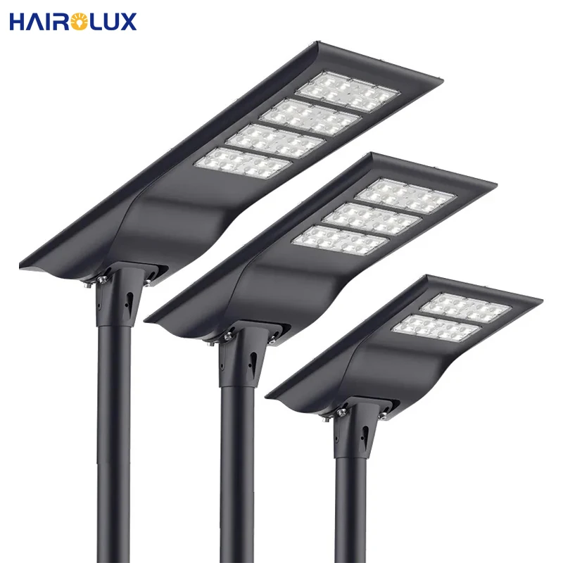 Hairolux IP65 водонепроницаемый Солнечный уличный свет 30 Вт 60 все в одном светодиодные солнечные уличные фонари
