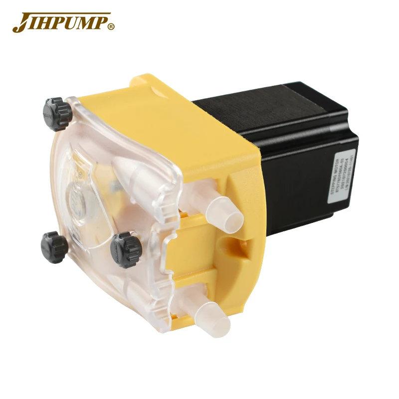 JIHPUMP 24V Peristaltic Pump 3L with 9.7mm Food Grade Tubing for Sause Liquid Syrup, Ketchup
