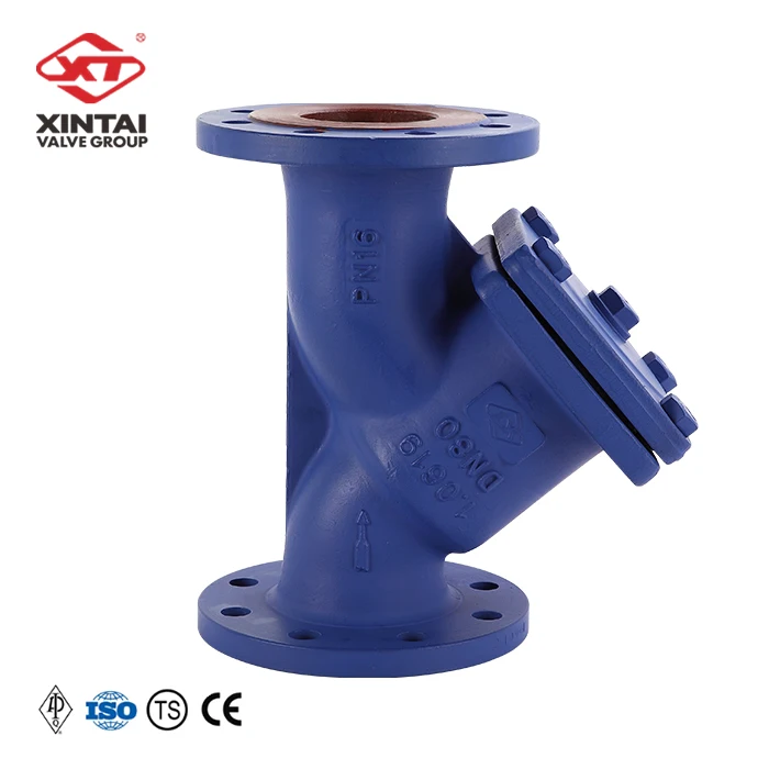 
High quality German standard flange Y-Strainer GL41H-16C DN80 Protection valve 