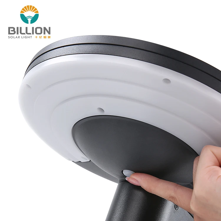 High Brightness Courtyard Decorative Aluminum Lawn 4.5W Ip65 Waterproof Led Solar Garden Lawn Light