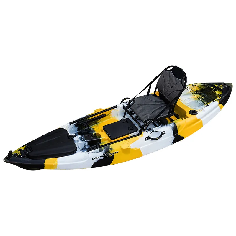 High Quality Cheap Plastic Single Canoe LLDPE Speed Boat Fishing