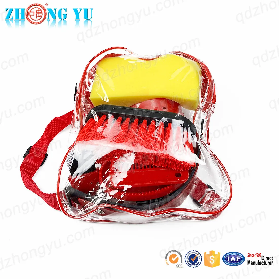 Wholesale Equine Equipment Products Hoof Pick Wood Wooden Horse Shampoo Hair Brushes Kit Set Horse Accessories