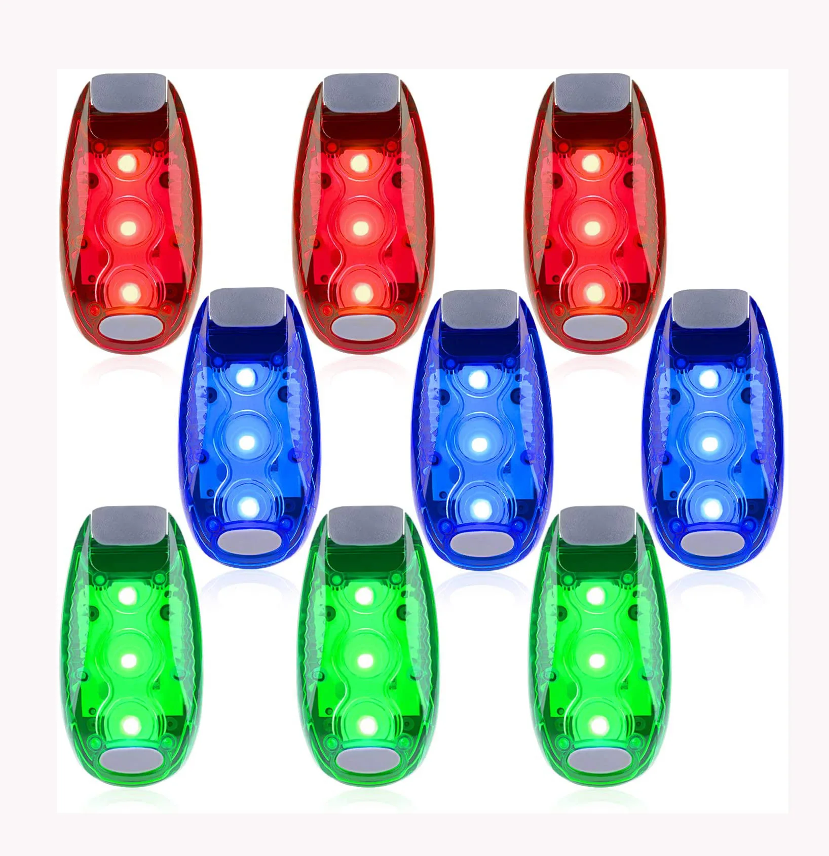 OEM Factory Plastic Warning Bicycle Lights Clip On LED Safety Night Light for Outdoor