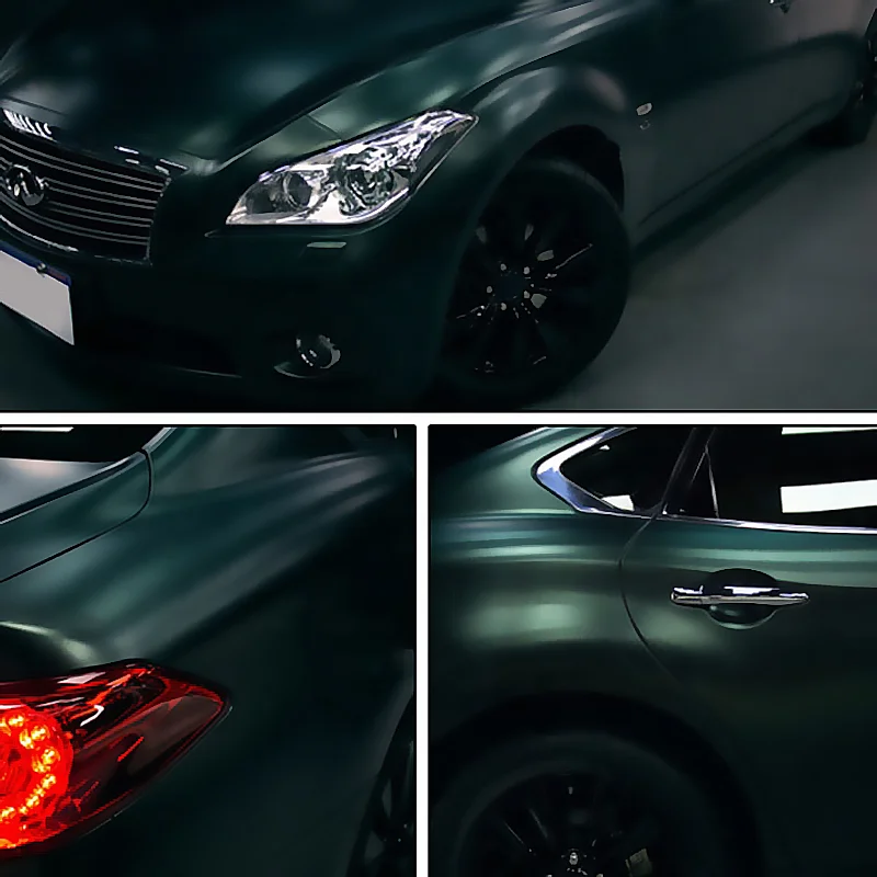 Factory Price Chrome Glossy/Matte Metallic Satin Color Self-adhesive Decoration Film Vehicle Auto Car Wrap Sticker Vinyl  Roll