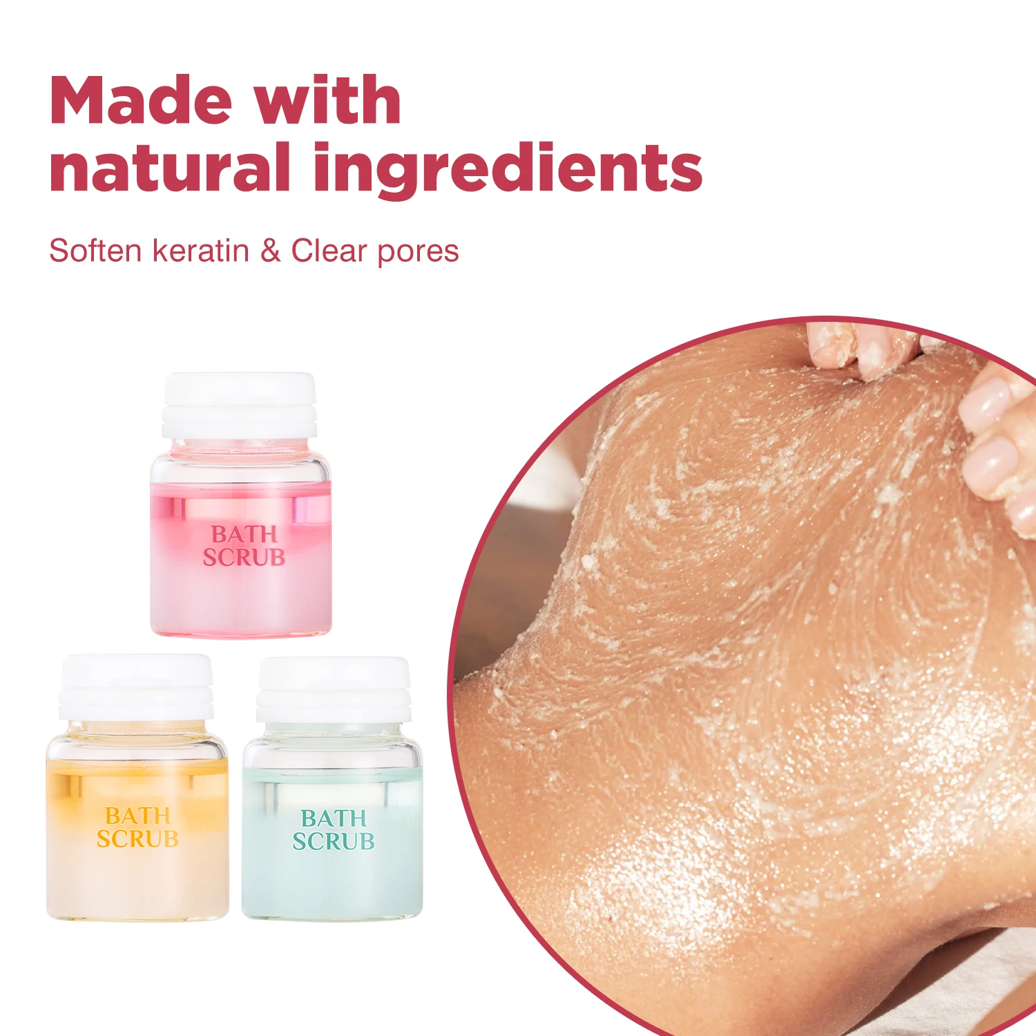 OEM ODM Exfoliating Bath Scrub Set Gift Shea Butter Rose Deep Cleansing Diy Sugar Bath Scrub Shower Gel Body Wash