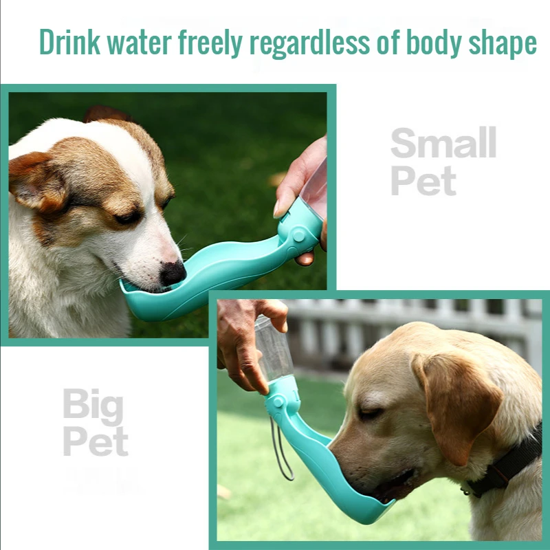 Dispensador De Agua Para нашивками Perros Botella bebedero