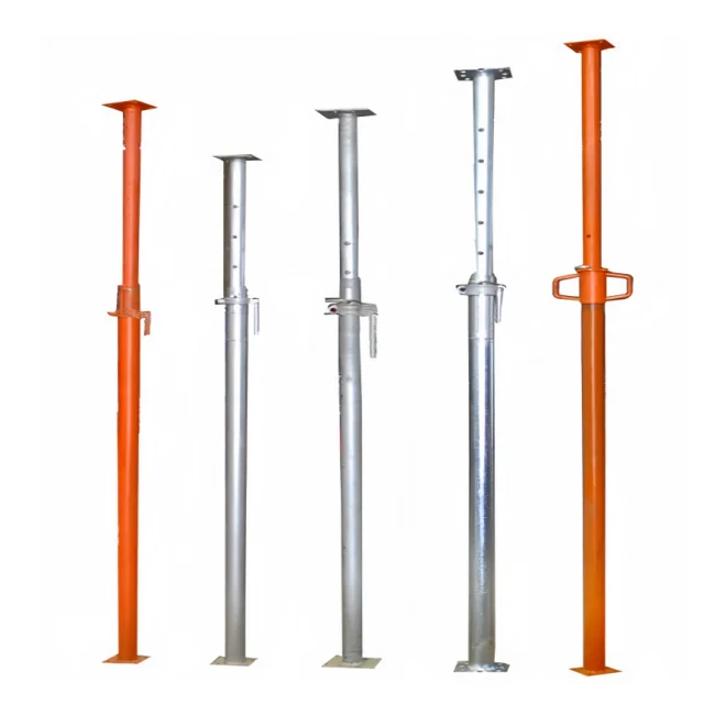 Galvanized Adjustable Shoring Props Adjustable Concrete Formwork Support Steel Props for Construction