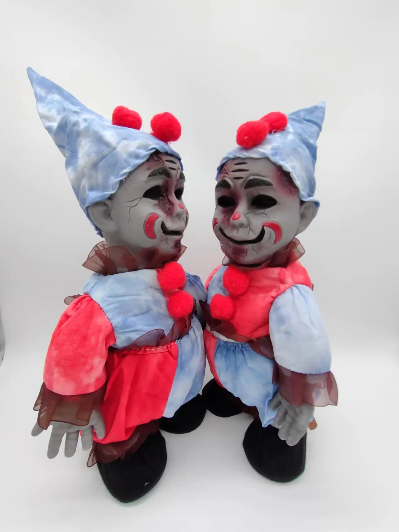 New Electric plush toys Christmas singing and dancing music flash trickster Ghost Halloween funny walking witch doll