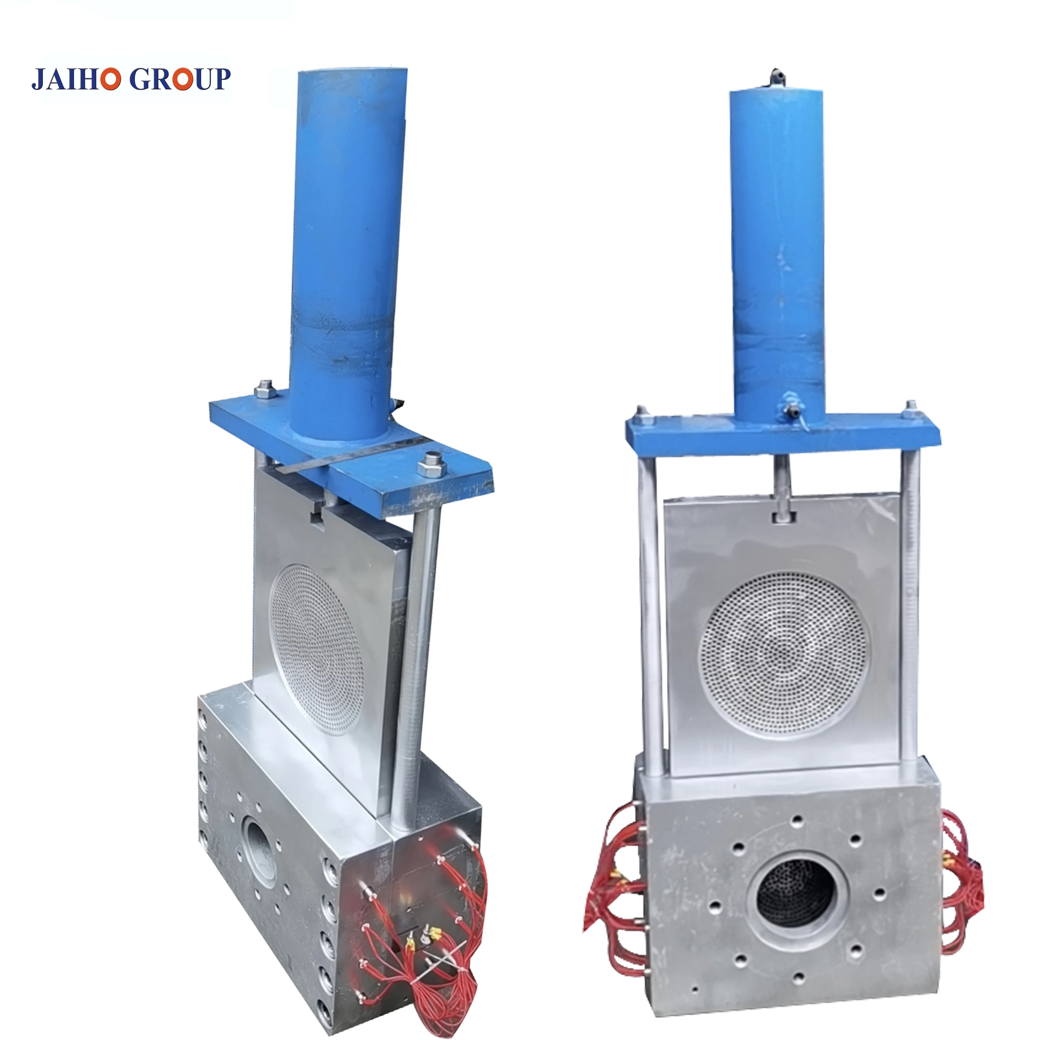 plastic recycling machine extruder single plate screen changer