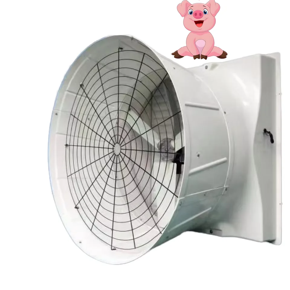 Large FRP Fiber Glass Exhaust Fan with Strong Ventilation for Animal Husbandry Equipment