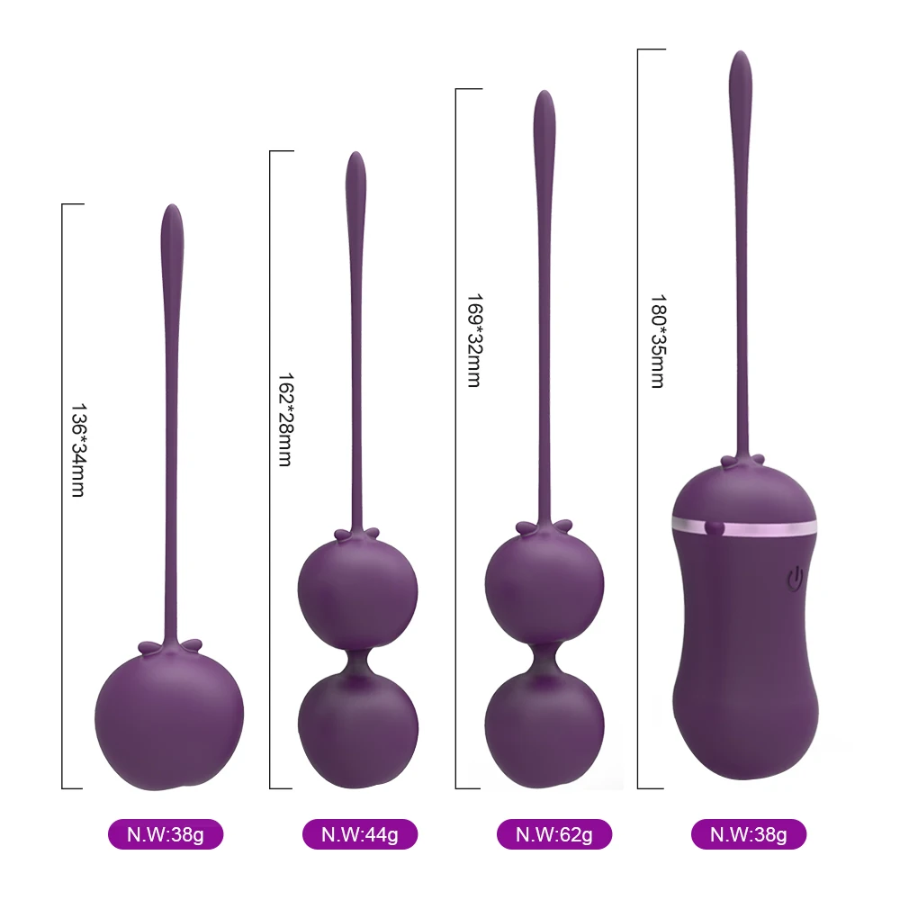 Medical Silicone Waterproof Pelvic Floor Exerciser Vagina Tighten Exercise Kegel Balls