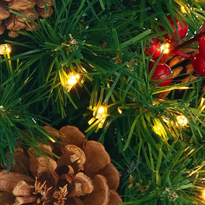 20 Inch Holiday Desktop Colored Lights  Christmas Tree Led