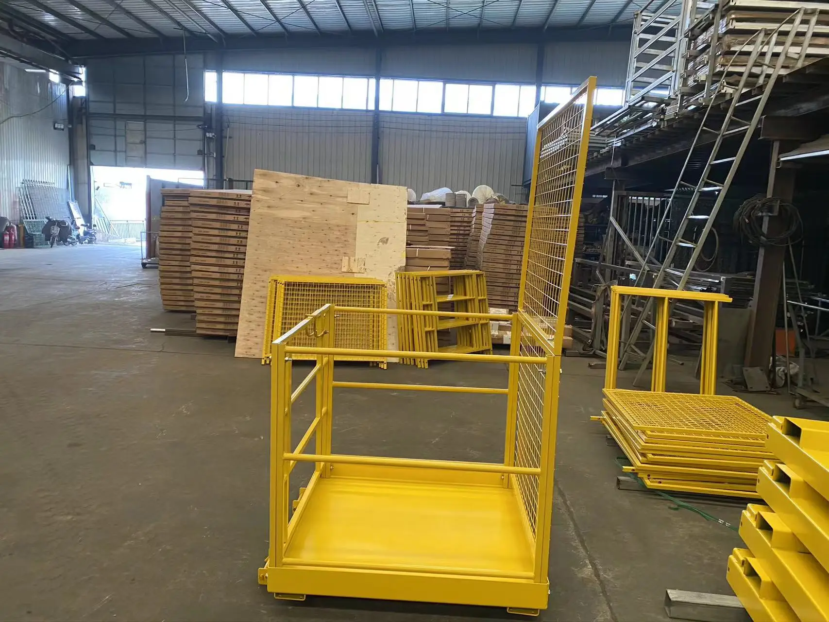 Factory Price Customized Metal Safety Cage, Work Platform Forklift Safety Cage