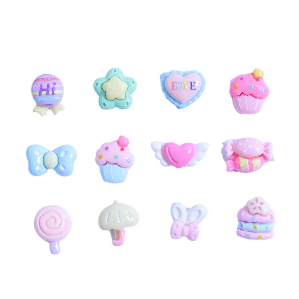 2024 New Kawaii Dream Home Dessert Series Flat Back Charm Decorative Resin Accessories DIY resin craft for theme park