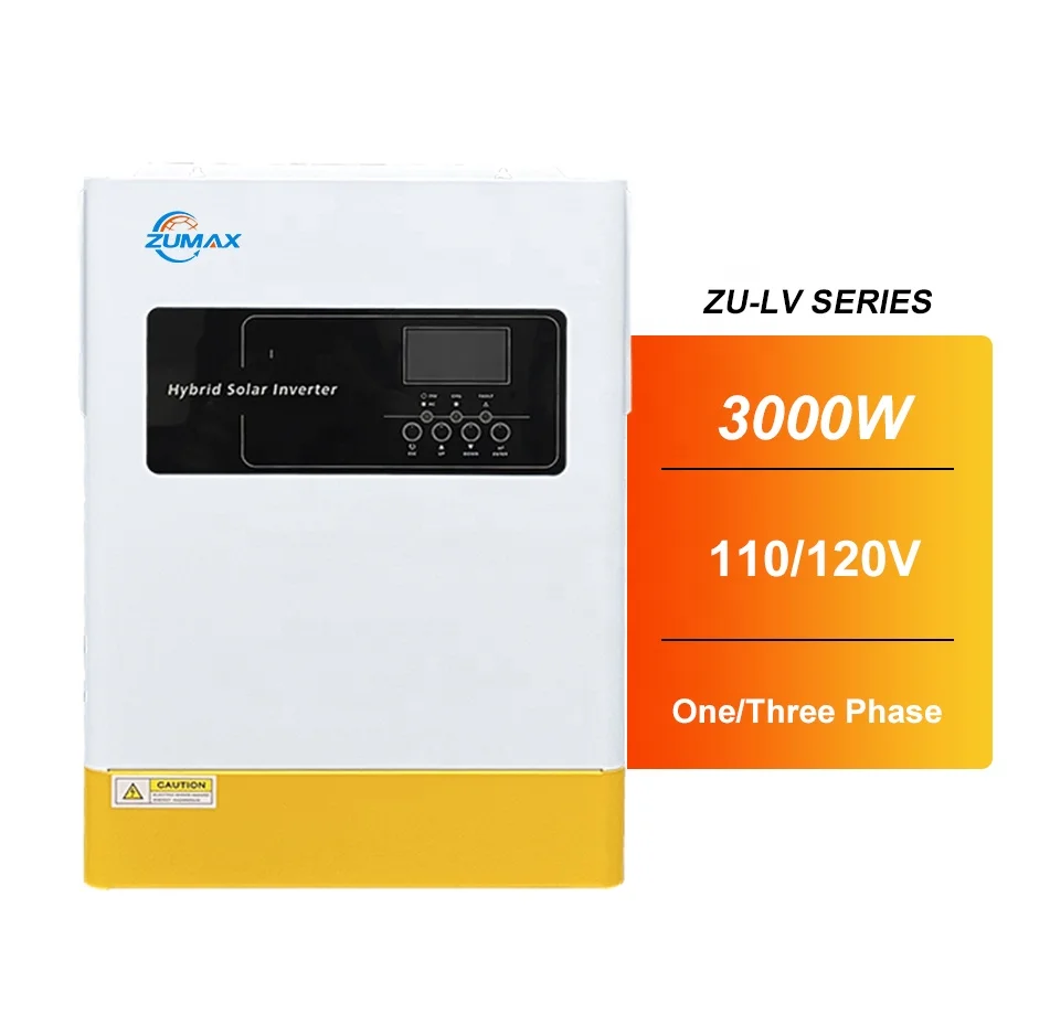 ZU-LV 3kw 110V/120Vac Parallel guangdong solar power inverter dc ac inverter american split phase hybrid inverter