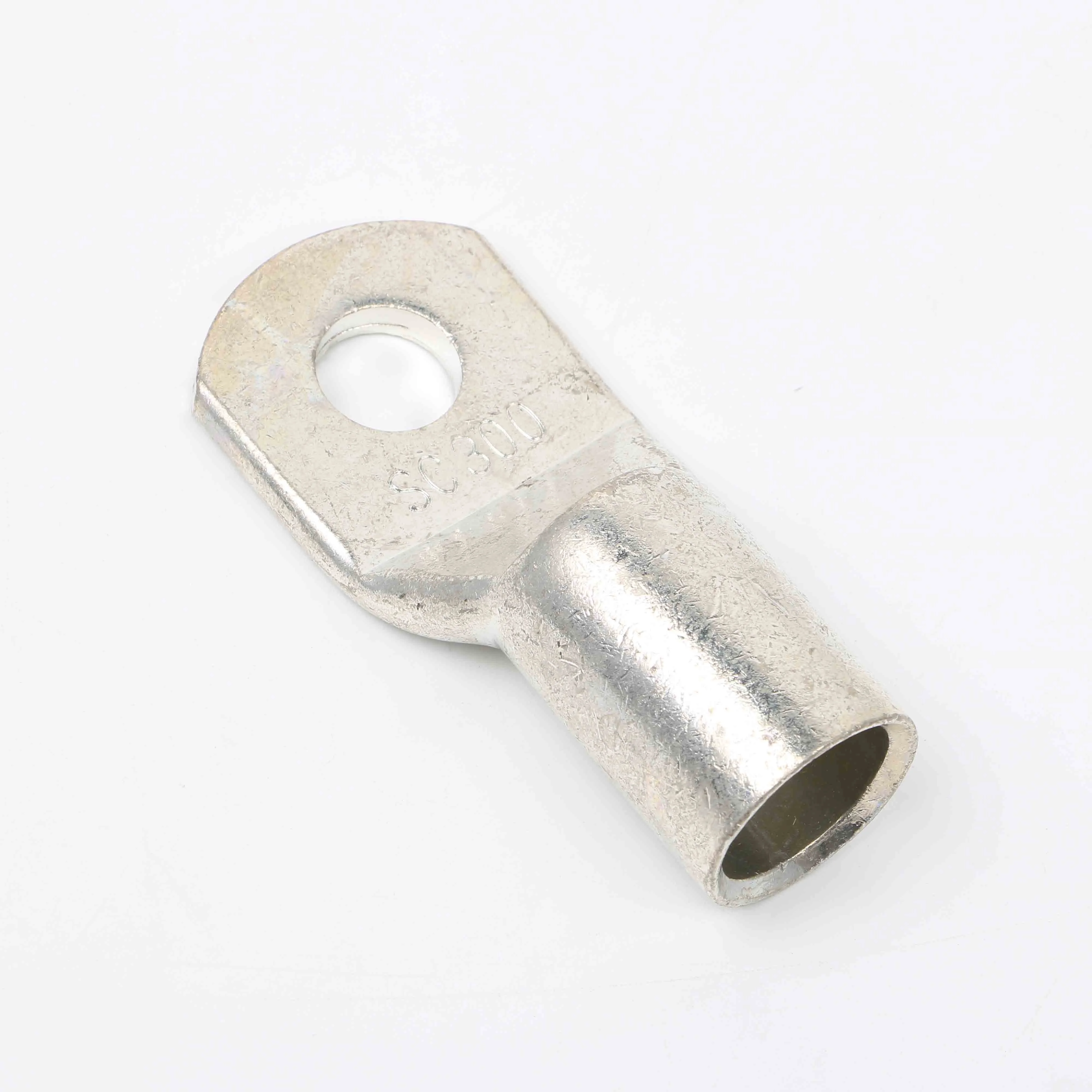 Single Hole Copper Crimp Cable Lugs Terminals With Eyelets