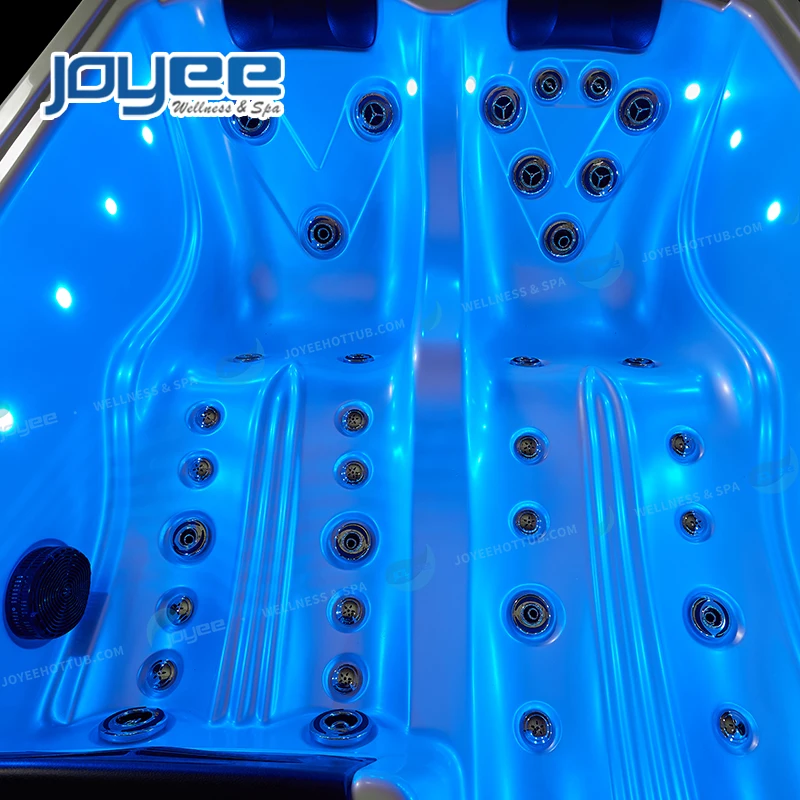 JOYEE 2 People Manufacture Acrylic Whirlpool Outdoor Spa Small Hot tub massage jacuzzi function spa tub