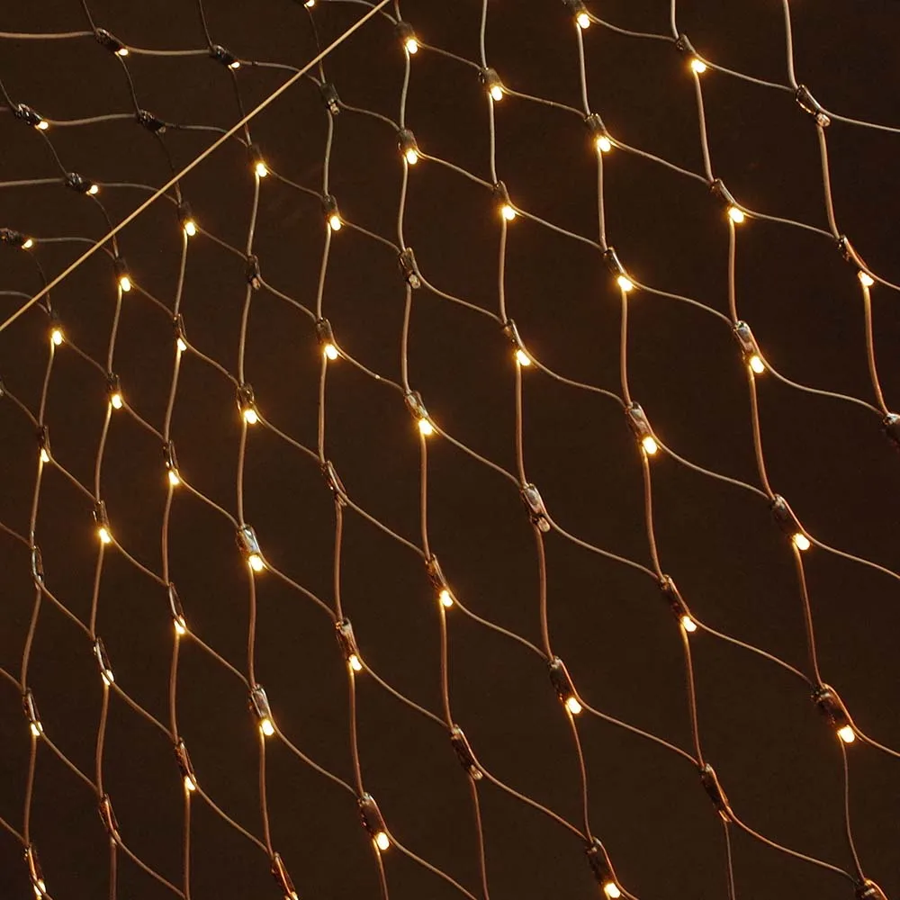 Customizable Ip67 Flashing Net Light For Christmas Decor PVC Waterproof Led Light luces de navidad