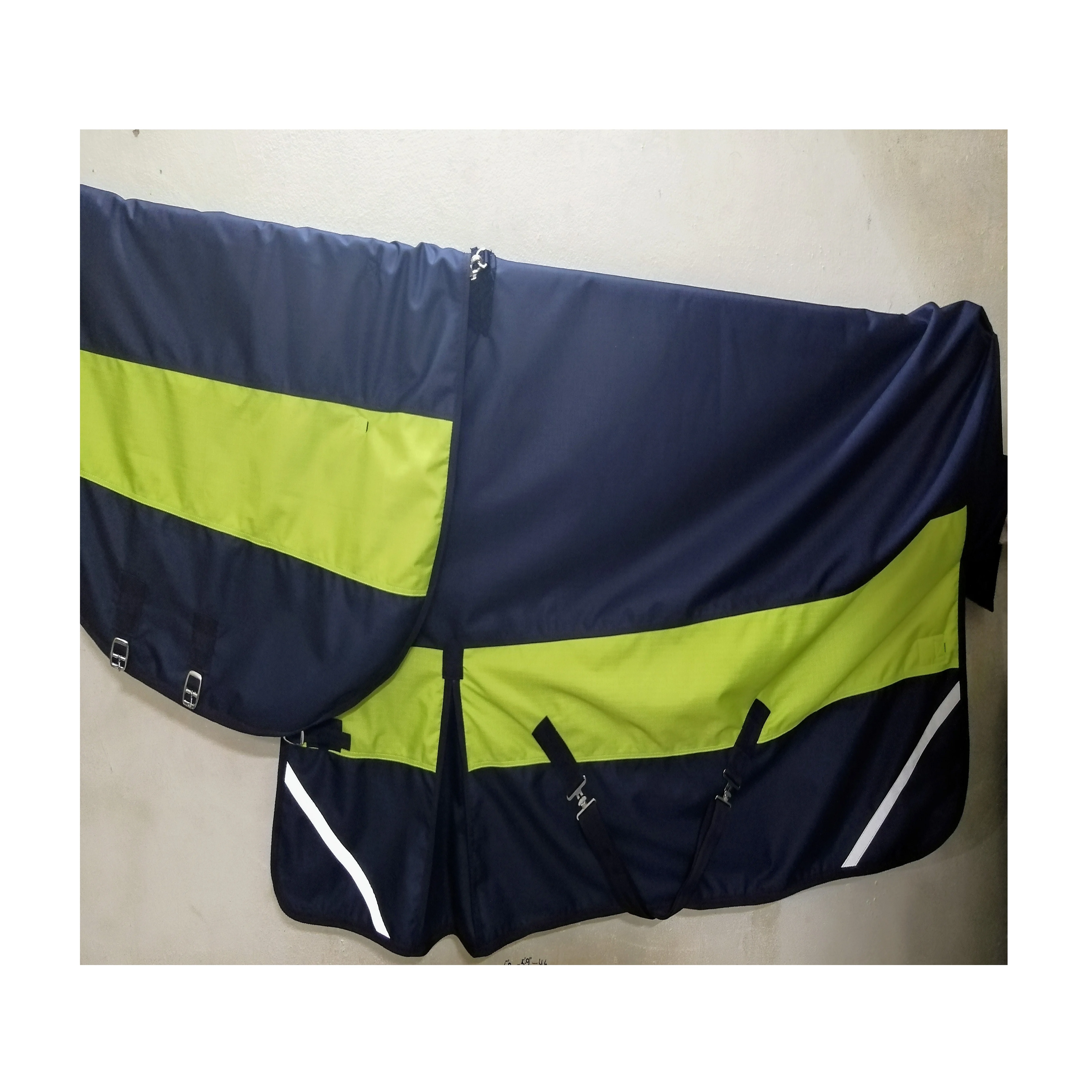 Hi Vis Horse Turnout Rug Neck Combo 600 Denier High Quality Waterproof Breathable Horse Turnout Neck Rug