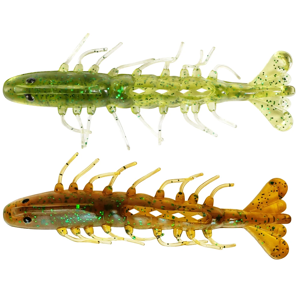 4cm Soft plastic artificial isca pesca circle tail protein Grub lure fishing worm moggot grub lure baits