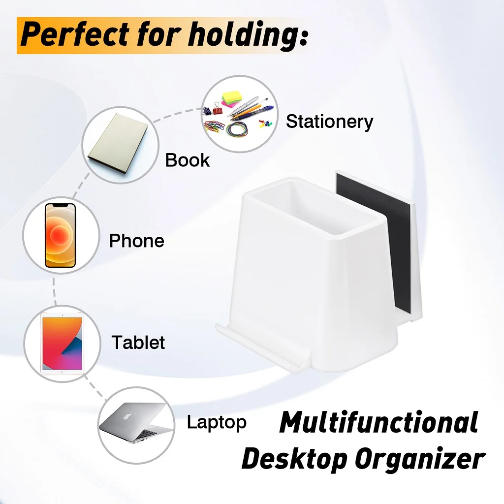 Vertical Laptop Stand Holder desk organizer, Pen holder Desktop Holder Space-Saving for All MacBook
