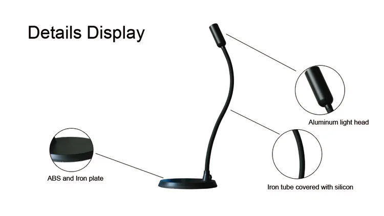 Manufacturer Aluminum Timer Eye-Caring Portable Office Work Led Reading Light Focused Desk Lamp Study Table Lamp