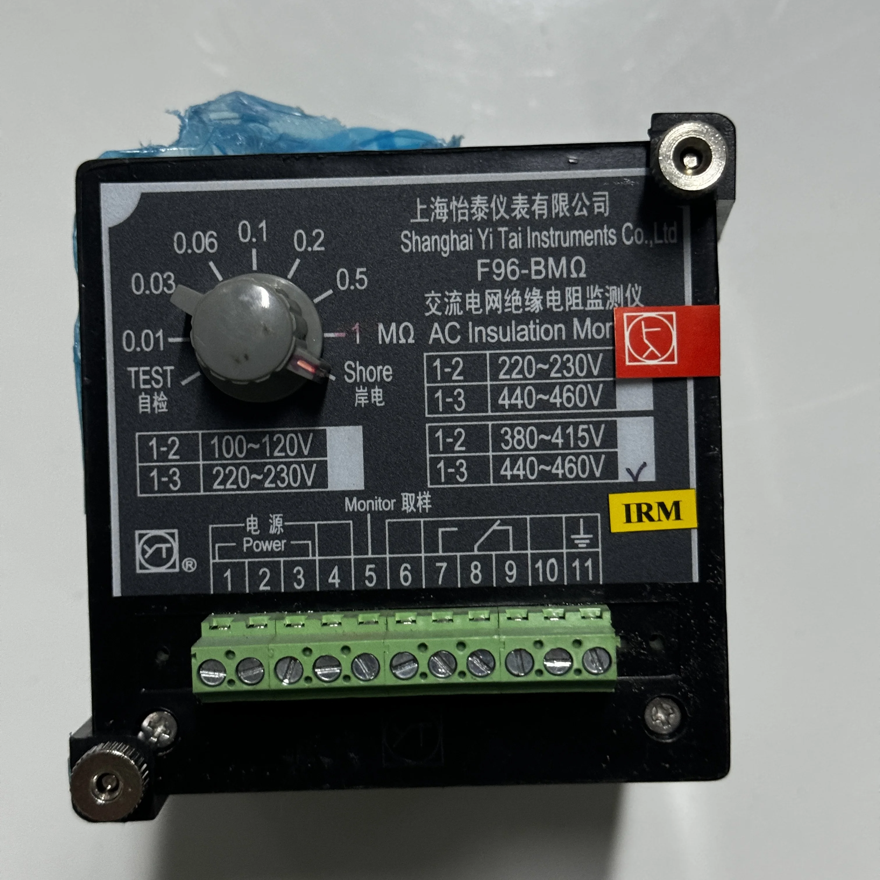 Shanghai YiTai  F96-BM AC INSULATION MONITOR 440V