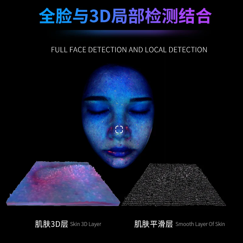 Factory Price Magic Mirror Skin Analyzer machine Facial Analyzer For Skin Test