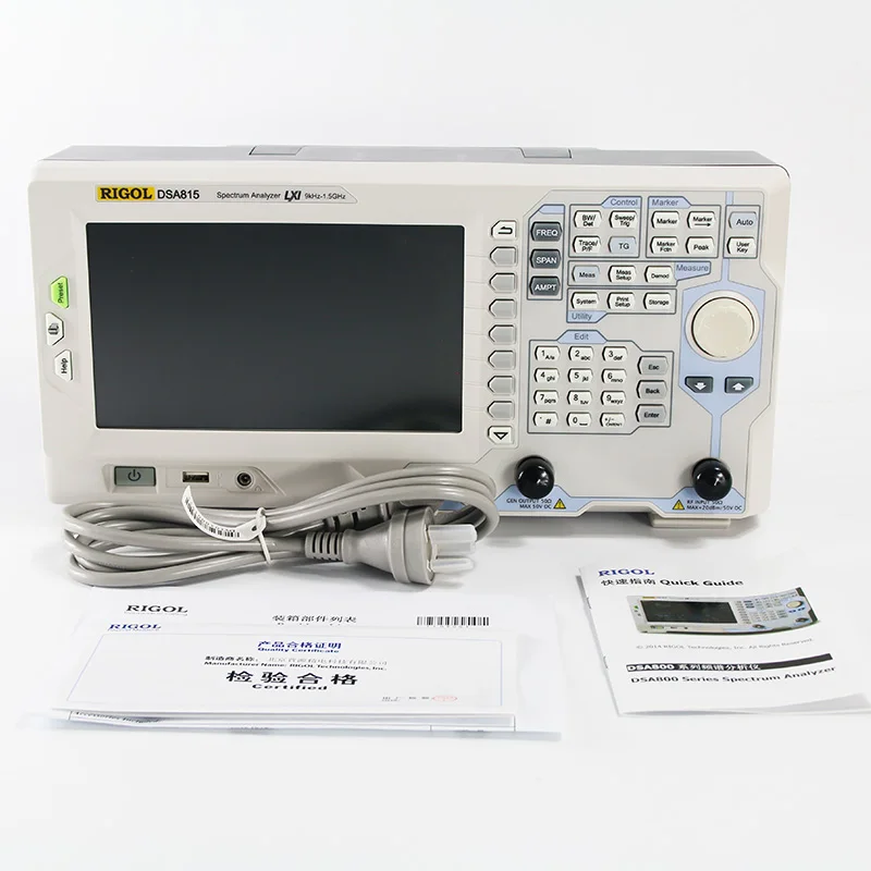  Анализатор спектра ригола DSA815 9 кГц 2 1 5 ГГц-135дбм