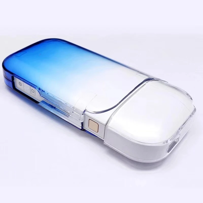 Universal Case For Electronic Cigarette Protective Gradient Colors Transparent Box Shell Cover Case For IQOS 2.4 and 2.4 Plus