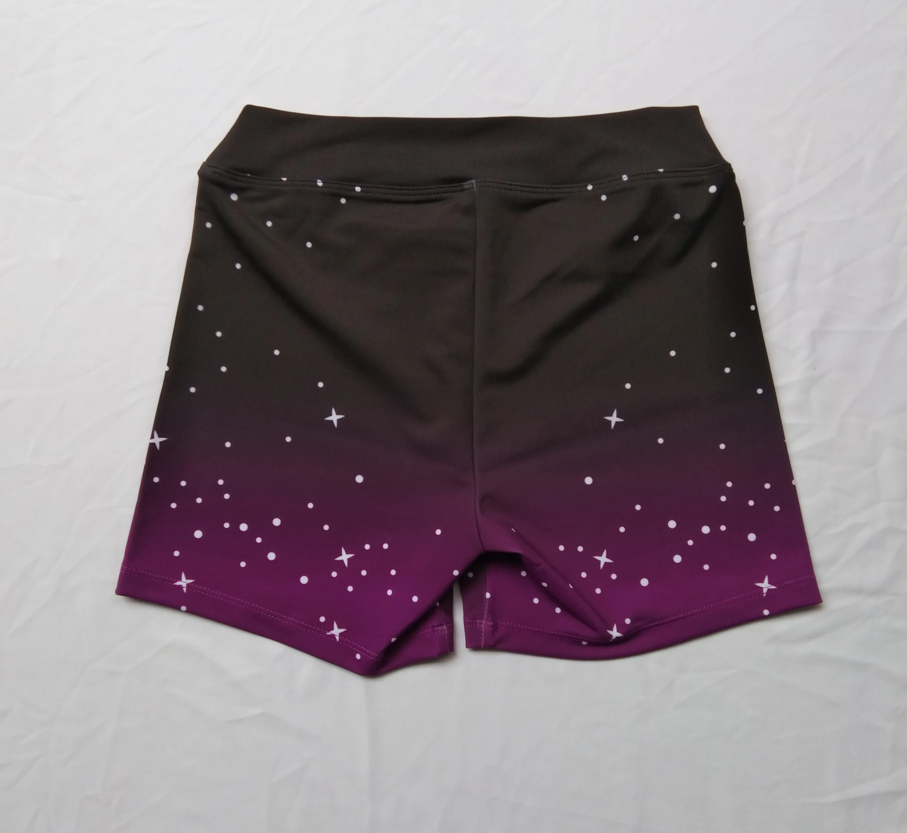 OEM Girls Gymnastic Wear Low Waist Shorts for Training Children for Athletic Clubs