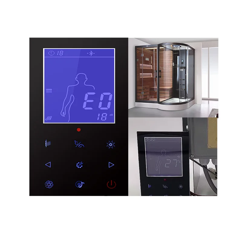 3-9Kw CD Power Dry Infrared Time Setting CE Approval TUV Sauna Room Control Board Hand Touch Controller KL-821G