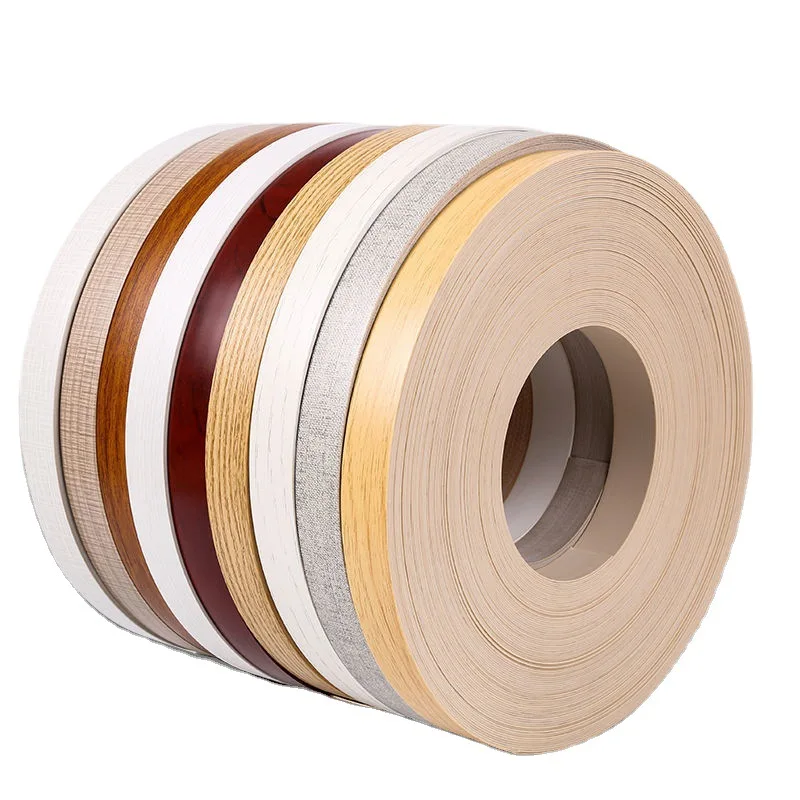 0.4-25mm thickness PVC edge banding for furniture making edge banding protection for wooden doors