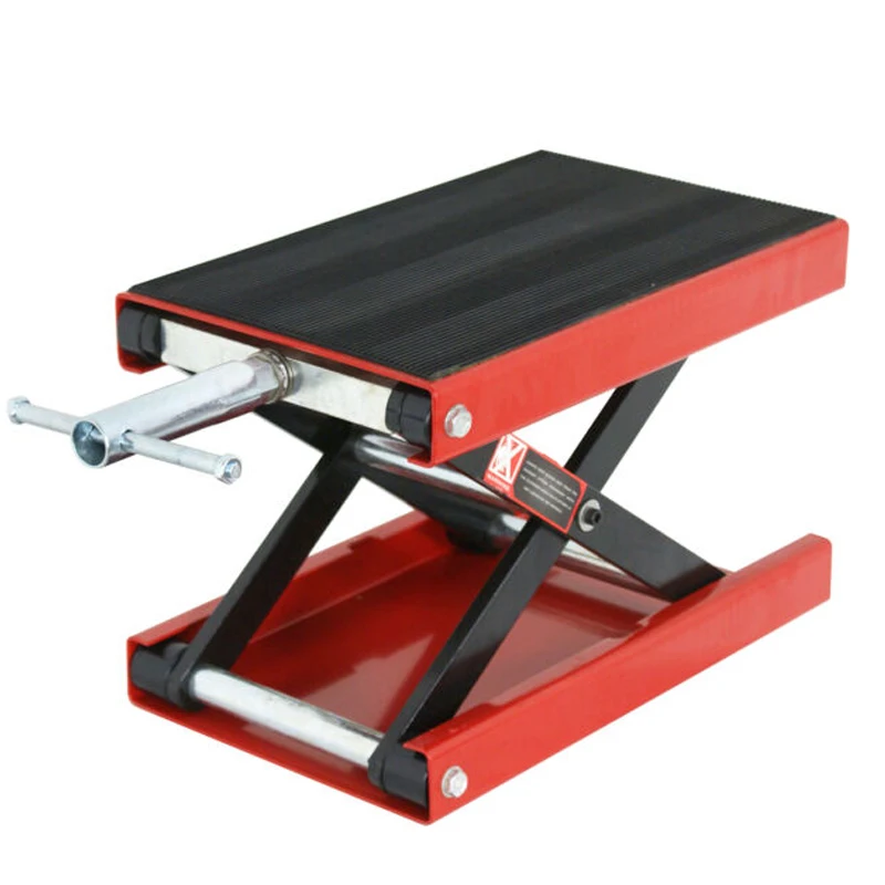 factory direct sale 1100 LB Wide Deck Motorcycle  Scissor Lift jack Stand Motorcycle Center Hoist Bikes